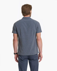 Short-Sleeve Bridge Button Down | Charcoal Arrows