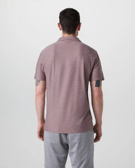 Strato Tech Polo | Dark Umber Heather
