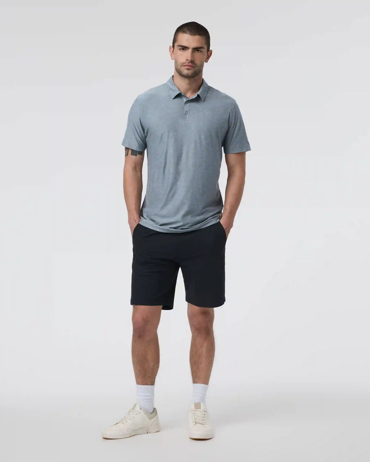Strato Tech Polo | Mist Heather