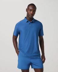 Strato Tech Polo | Court Blue Heather