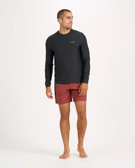 Long-Sleeve Uluwatu 2.0 Water Tee | Black Heather