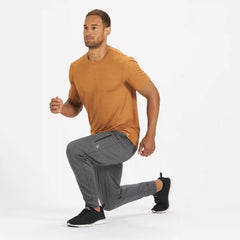 Zephyr Tee | Turmeric Heather