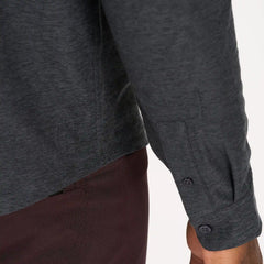 Long Sleeve Strato Button-Down | Charcoal Heather