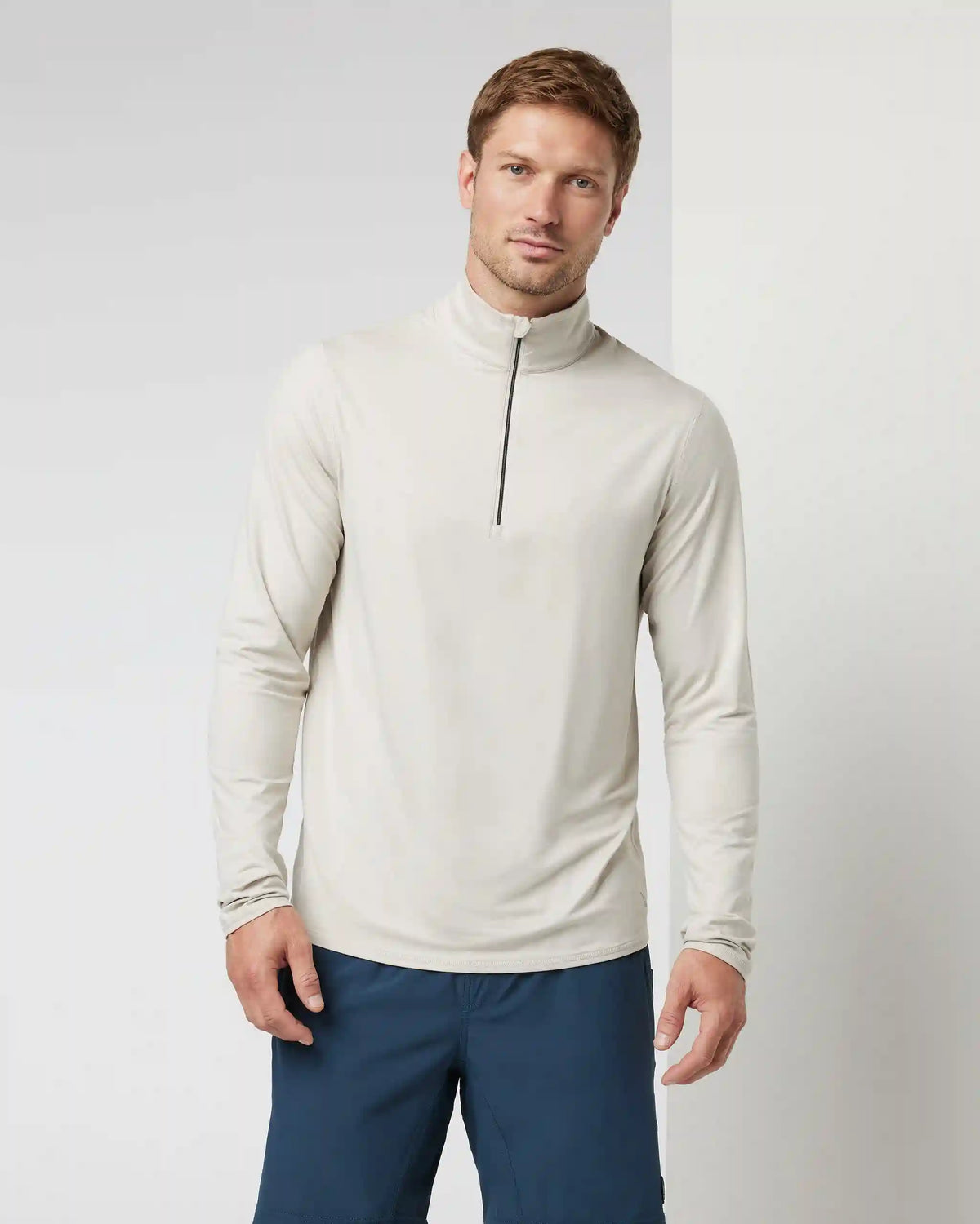 Ease Performance Half Zip 2.0 | Suede Heather