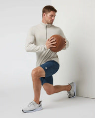Ease Performance Half Zip 2.0 | Suede Heather