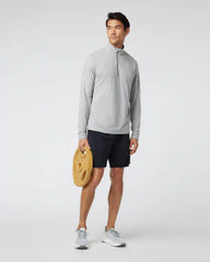 Ease Performance Half Zip 2.0 | Light Heather Grey