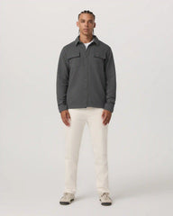 Waffle Shirt Jacket | Dark Pewter