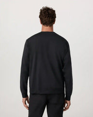 Long Sleeve Coronado Henley - Relaxed Fit | Black Heather