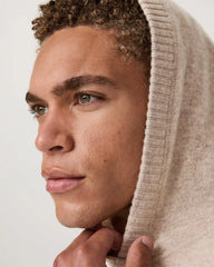 Berik Cashmere Hoodie | Oatmeal Heather
