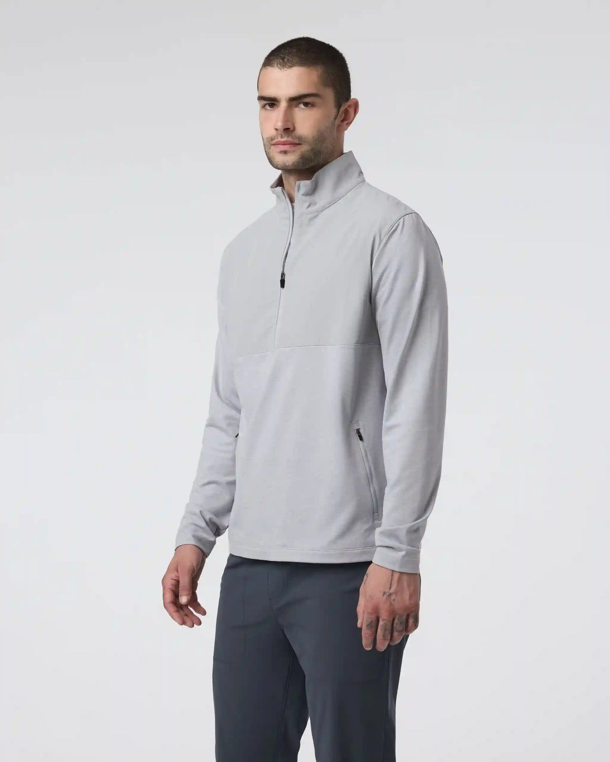 Sunday Element Half Zip | Platinum Heather