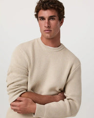 Denver Waffle Crew Sweater | Mushroom
