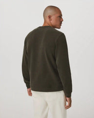 Beach Fleece Crew | Dark Oregano Heather