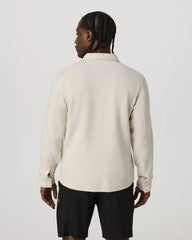 Beach Fleece Shirt Jacket | Bone Heather