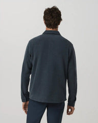 Beach Fleece Shirt Jacket | Ink Heather