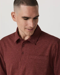 Long Sleeve Coronado Rugby | Spiced Apple Heather