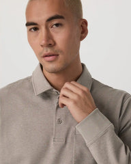 Long Sleeve Coronado Rugby | Walnut Heather
