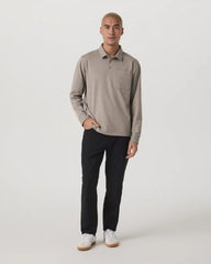 Long Sleeve Coronado Rugby | Walnut Heather