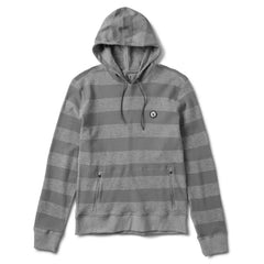 Clark Hoodie | Heather Grey Stripe