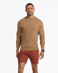Jeffreys Pullover | Camel Heather