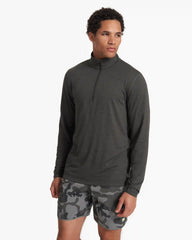 Ease Performance Half Zip | Charcoal Heather
