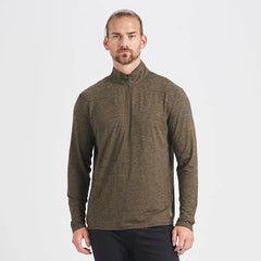 Ease Performance Half Zip | Evergreen Heather