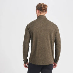 Ease Performance Half Zip | Evergreen Heather