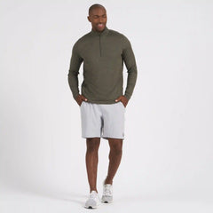 Ease Performance Half Zip | Oregano Heather