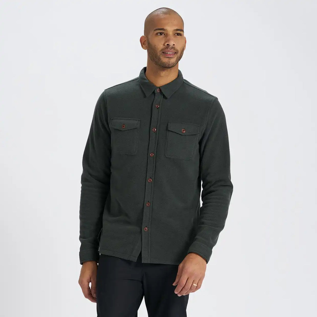Aspen Shirt Jacket | Blackened Green
