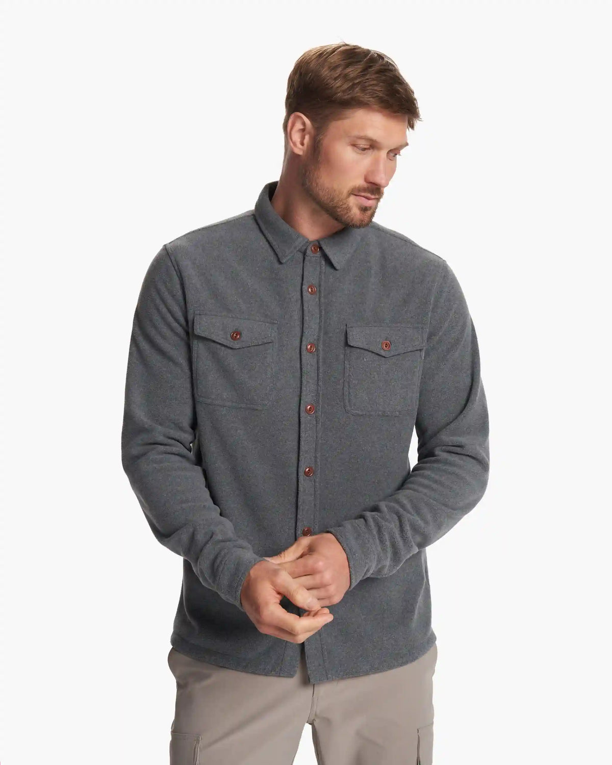 Aspen Shirt Jacket | Heather Grey