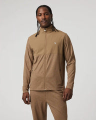 Sunday Element Track Jacket | Pecan Heather