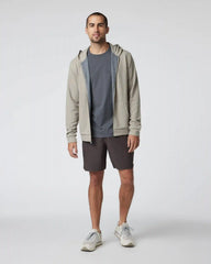 Performance Waffle Zip Hoodie 2.0 | Toast