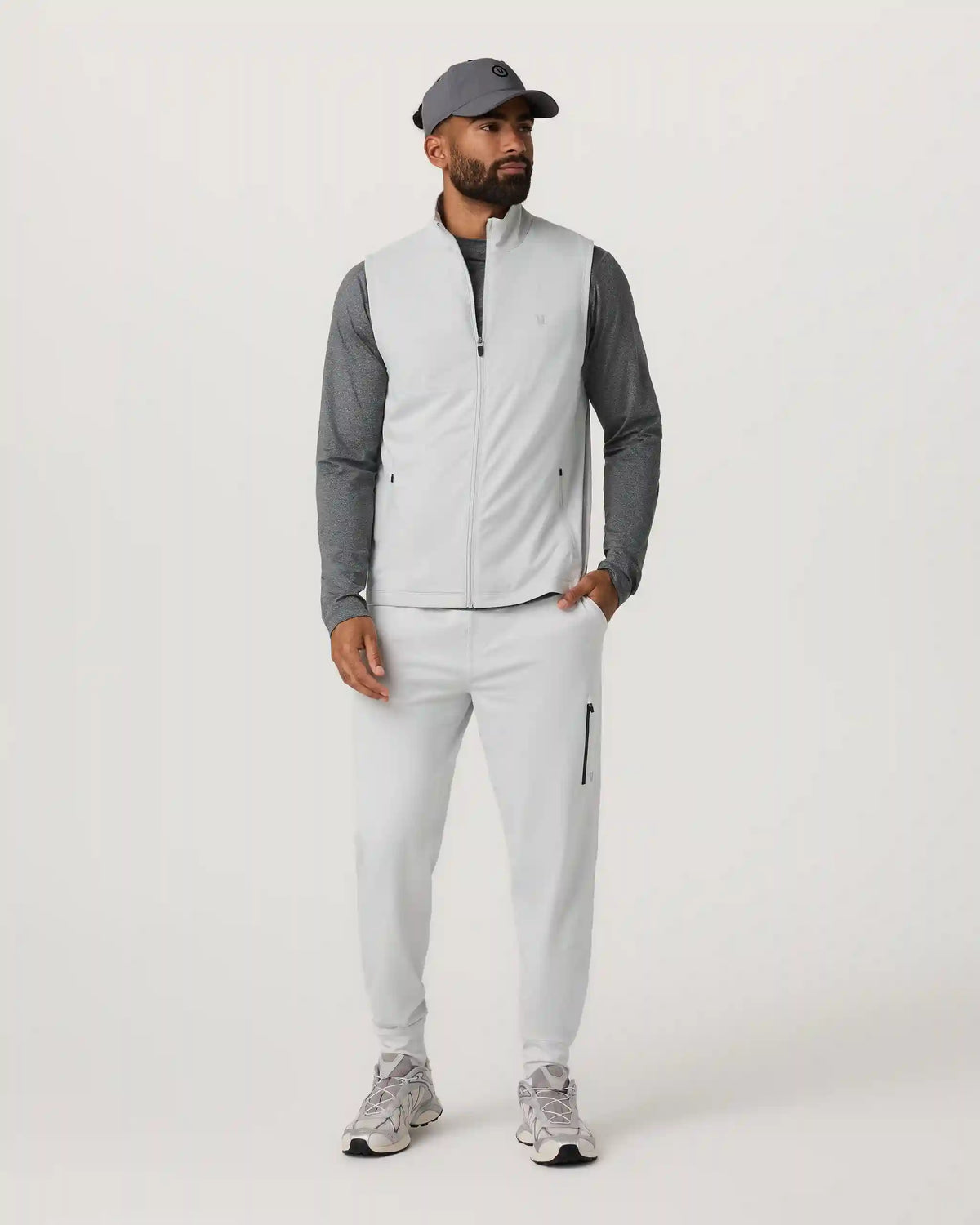 Sunday Element Vest | Frost Grey