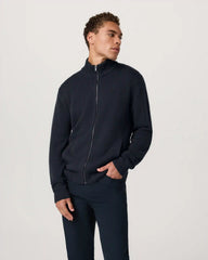 Denver Full Zip Sweater | Navy