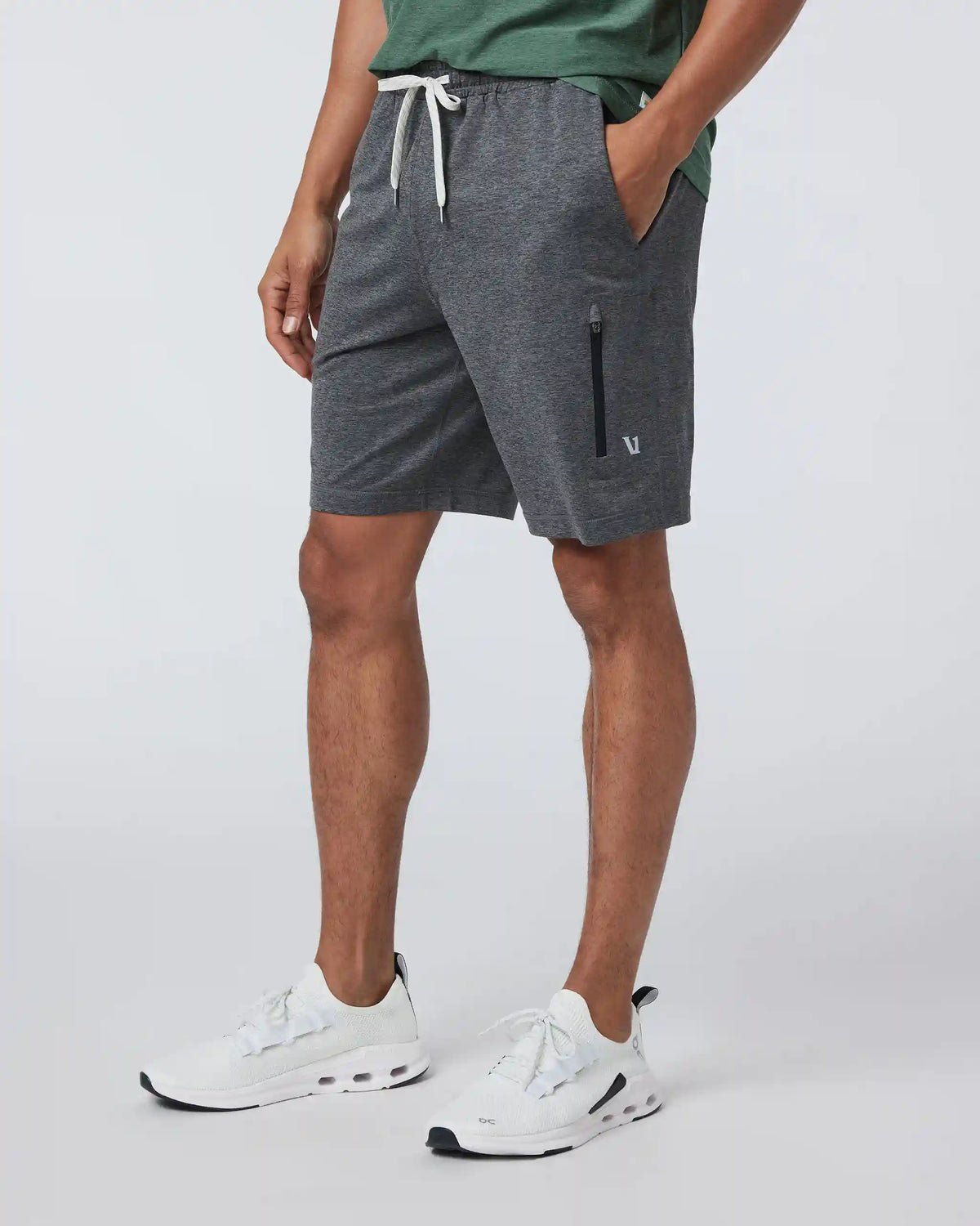 Sunday Performance Short 8" | Charcoal Heather