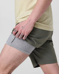 Kore Everyday Short Lined 7" | Dark Oregano
