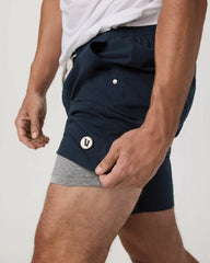 Kore Everyday Short Lined 7" | Ink