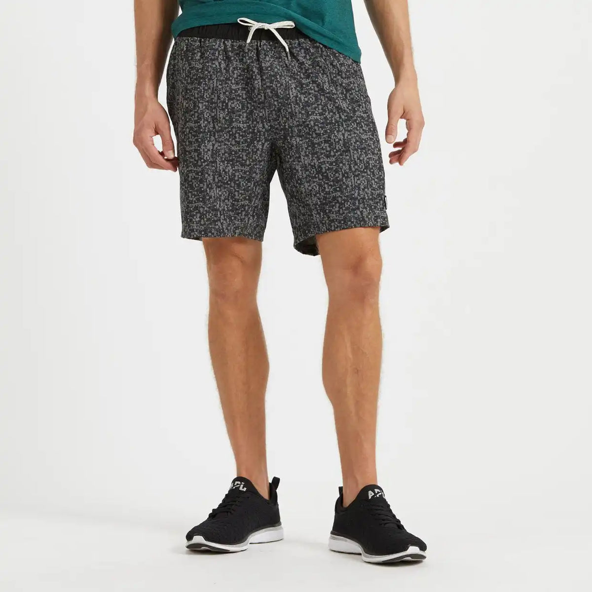 Kore Short Lined 7" | Grey Linen Texture Digital