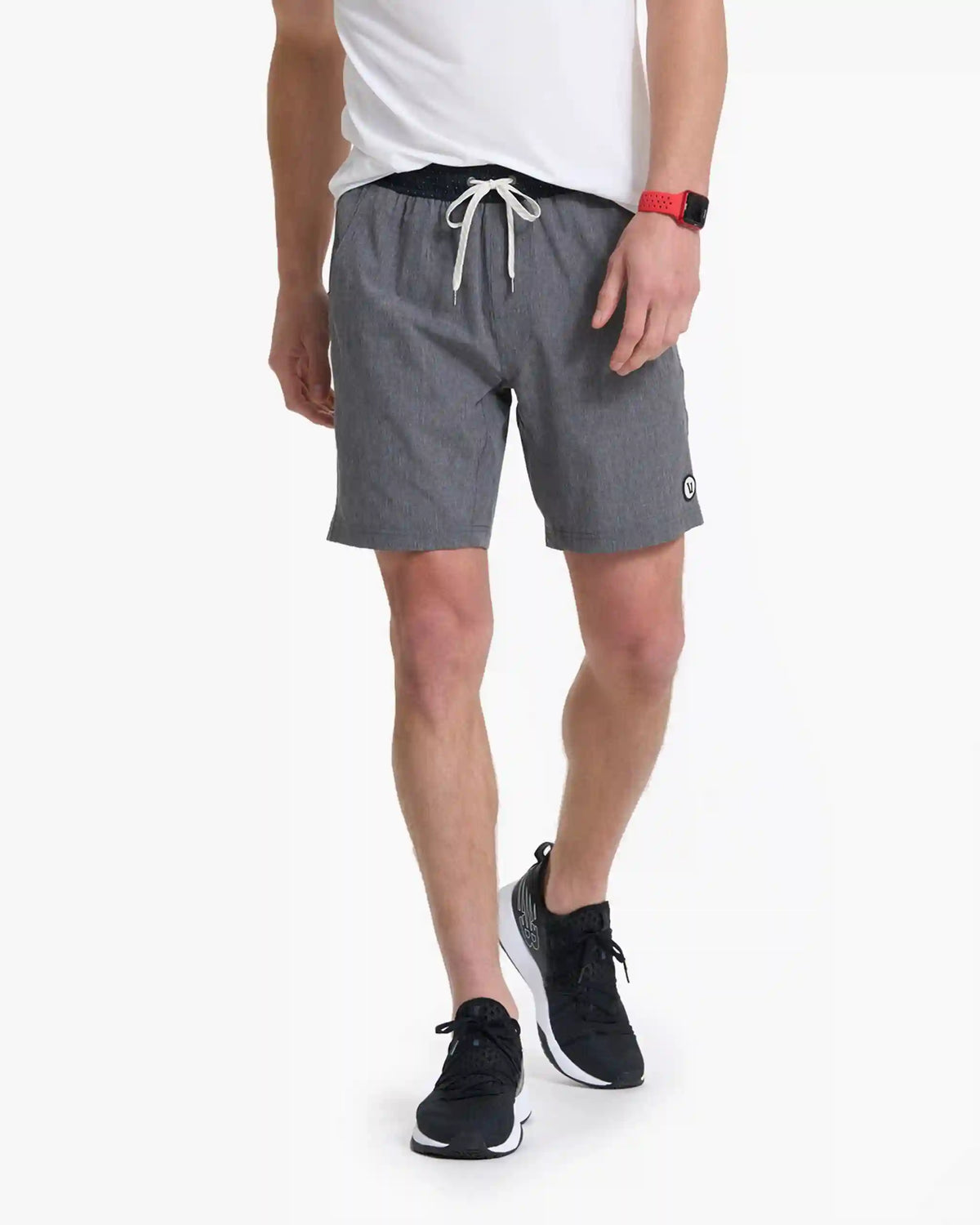 Kore Short Lined 7" | Vintage Charcoal Linen Texture