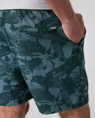 Banks Session Short Unlined 7" | Deep Sea Painted