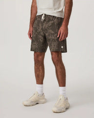 Banks Session Short Unlined 7" | Root Earth Linen Texture