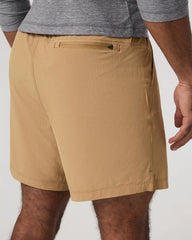 Vuori HardKore Short Lined 7" | Burlap