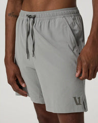 Vuori HardKore Short Lined 7" | Slate Rock