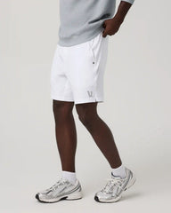 Vuori HardKore Short Lined 7" | White