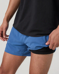 Vuori HardKore Short Lined 5" | Court Blue