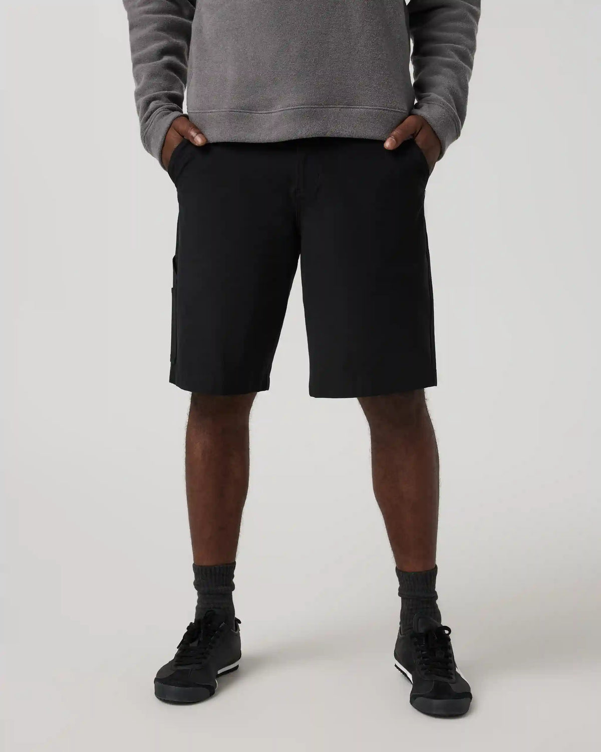 Vuori Meta™ Canvas Carpenter Short 10" | Black
