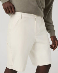 Vuori Meta™ Canvas Carpenter Short 10" | Ivory