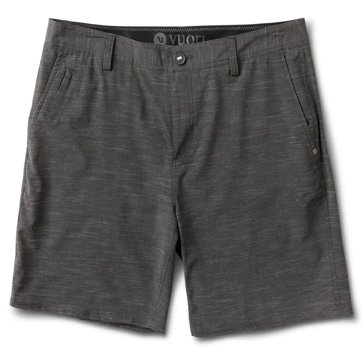 Maldive Short | Black Linen Texture