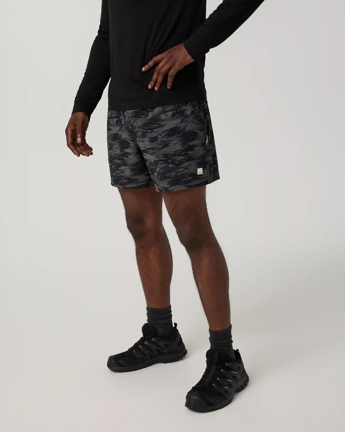 Banks Session Short Unlined 5" | Black Riptide Camo