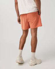 Banks Session Short Unlined 5" | Washed Brick Linen Texture