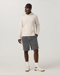 Benton Twill Elastic Waist Short 8" | Dark Pewter